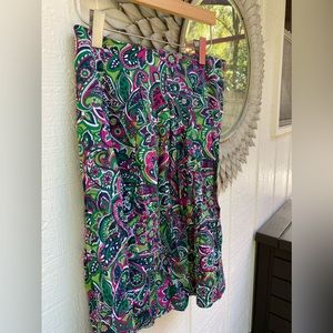 Talbots skirt sz 8.  Lined & side zip. Cotton